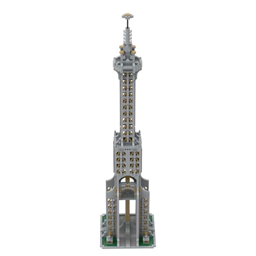 Bricksdiytoy Architecture Square Base Pointed Top Tower Modell-CocoBongo Design Futuristischer Sci-Fi Turm mit 3209 Teilen, Street View Deko für Zuhause, Erwachsene Geschenk Bricksdiytoy Architecture Square Base Pointed Top Tower Modell-CocoBongo Design Futuristischer Sci-Fi Turm mit 3209 Teilen, Street View Deko für Zuhause, Erwachsene Geschenk von Bricksdiytoy