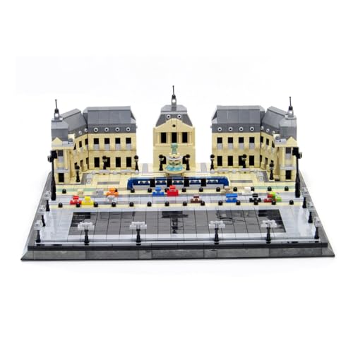 Bricksdiytoy Architecture Wasserspiegel von Bordeaux Architekturmodell – Detaillierter Brunnen-Baukasten mit 1533 Teilen, Denkmal-Kulisse & Nebeleffekt-Deko für Home-Office und Sammlervitrinen Bricksdiytoy Architecture Wasserspiegel von Bordeaux Architekturmodell – Detaillierter Brunnen-Baukasten mit 1533 Teilen, Denkmal-Kulisse & Nebeleffekt-Deko für Home-Office und Sammlervitrinen von Bricksdiytoy