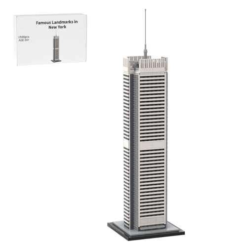 Bricksdiytoy Architektur New York Times Building Steckbaustein-Bausatz, 1:800 modulares Wolkenkratzermodell von SPBrix für Sammlermodelle und Architektur-Ausstellungsdekoration-1500 Teile Bricksdiytoy Architektur New York Times Building Steckbaustein-Bausatz, 1:800 modulares Wolkenkratzermodell von SPBrix für Sammlermodelle und Architektur-Ausstellungsdekoration-1500 Teile von Bricksdiytoy