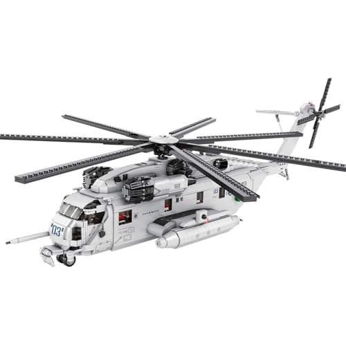 Bricksdiytoy CH-53E Militär-Bausatz 1:35, DarthDesigner-Lizenzmodell mit 2240 Teilen, Detailgetreuer Schwerlasthubschrauber für Deko & Sammlung, Geschenk ab 16 Jahren Bricksdiytoy CH-53E Militär-Bausatz 1:35, DarthDesigner-Lizenzmodell mit 2240 Teilen, Detailgetreuer Schwerlasthubschrauber für Deko & Sammlung, Geschenk ab 16 Jahren von Bricksdiytoy