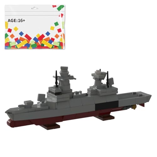 Bricksdiytoy German Korvette 130 Marine-Schiffsmodell Bausatz, Kommt mit QR-Code-Anweisungen, 192 Teile MOC Detailliertes Militärschiff, Sammlermodell & Dekoration für Erwachsene ab 16 Jahren Bricksdiytoy German Korvette 130 Marine-Schiffsmodell Bausatz, Kommt mit QR-Code-Anweisungen, 192 Teile MOC Detailliertes Militärschiff, Sammlermodell & Dekoration für Erwachsene ab 16 Jahren von Bricksdiytoy