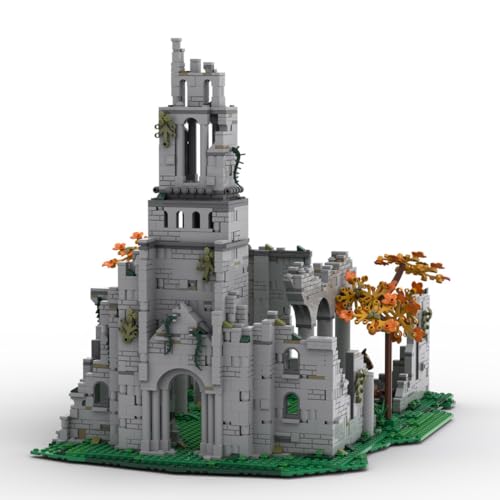 Bricksdiytoy Kirchenruinen Bausteine Set LordClimentos Design Mittelalterliches Borderlands Diorama, Architektur-Modellbausatz für Erwachsene, Graue Ziegelarchitektur-2401 Teile Bricksdiytoy Kirchenruinen Bausteine Set LordClimentos Design Mittelalterliches Borderlands Diorama, Architektur-Modellbausatz für Erwachsene, Graue Ziegelarchitektur-2401 Teile von Bricksdiytoy