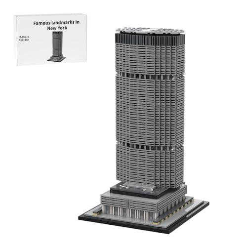 Bricksdiytoy Klemmbausteine 1/800 MetLife Building New York Bausatz -1846 Teile SPBrix Design Architekturmodell, Detaillierter NYC Skyline Nachbau - Sammlerset für Erwachsene MOC-151260 Bricksdiytoy Klemmbausteine 1/800 MetLife Building New York Bausatz -1846 Teile SPBrix Design Architekturmodell, Detaillierter NYC Skyline Nachbau - Sammlerset für Erwachsene MOC-151260 von Bricksdiytoy