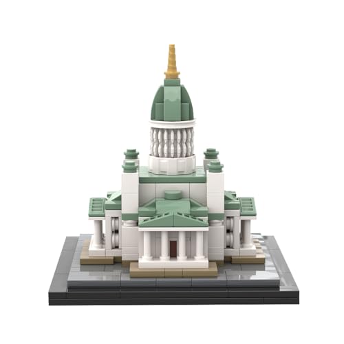 Bricksdiytoy MOC-191359 Helsinki Dom Bausatz - 276 Teile Finnlands Wahrzeichen im Miniaturformat, Neoklassizistische Architektur mit Grüner Kuppel, Tralux21 Design für Sammler & Deko Bricksdiytoy MOC-191359 Helsinki Dom Bausatz - 276 Teile Finnlands Wahrzeichen im Miniaturformat, Neoklassizistische Architektur mit Grüner Kuppel, Tralux21 Design für Sammler & Deko von Bricksdiytoy