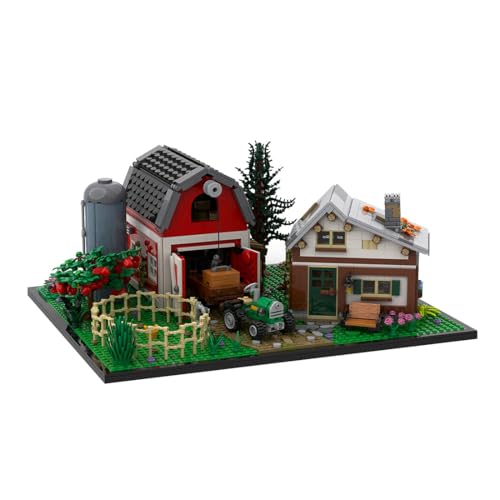 Bricksdiytoy MOC-211399 Straßen-Szene Farm Bausatz - 2855 Teile Modulares Bauernhof Modell mit Traktor, Detailliertes Landleben Diorama für Erwachsene Kommt mit PDF-Bedienungsanleitung Bricksdiytoy MOC-211399 Straßen-Szene Farm Bausatz - 2855 Teile Modulares Bauernhof Modell mit Traktor, Detailliertes Landleben Diorama für Erwachsene Kommt mit PDF-Bedienungsanleitung von Bricksdiytoy
