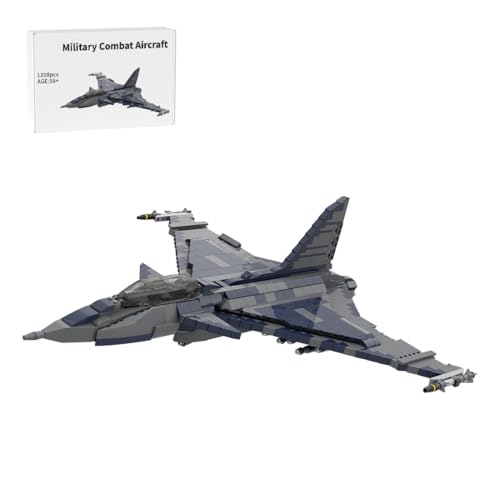 Bricksdiytoy Torrent-C Kampfflugzeug Bausatz, Antony07 Design Futuristisches Militärflugzeug Modell, 1208 Teile mit Waffensystem & Faltbaren Flügeln, Geschenk Deko-Set für Erwachsene & Sammler Bricksdiytoy Torrent-C Kampfflugzeug Bausatz, Antony07 Design Futuristisches Militärflugzeug Modell, 1208 Teile mit Waffensystem & Faltbaren Flügeln, Geschenk Deko-Set für Erwachsene & Sammler von Bricksdiytoy