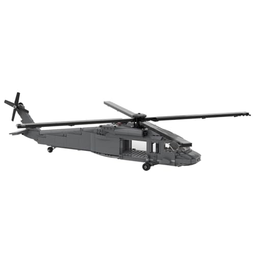 Bricksdiytoy UH-60 Black Hawk Modell Militärhelikopter Bausatz, Hochdetailliertes 3D-Konstruktionsset, Originaldesign von DarthDesigner, Erwachsene und Militärfans, 810 Teile Bricksdiytoy UH-60 Black Hawk Modell Militärhelikopter Bausatz, Hochdetailliertes 3D-Konstruktionsset, Originaldesign von DarthDesigner, Erwachsene und Militärfans, 810 Teile von Bricksdiytoy