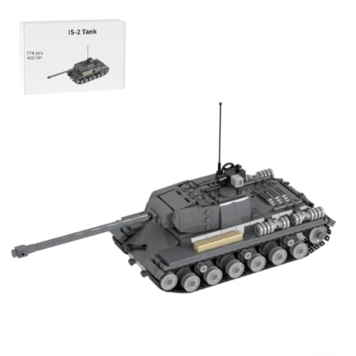 Bricksdiytoy is-2 Schwerer Panzer Militär-Bauset, SPBrix Design Sowjetischer WW2-Kampfpanzer JS-2, Detailliertes Sammler-Modell, Deko für Zuhause & Historische Ausstellungen-774 Teile Bricksdiytoy is-2 Schwerer Panzer Militär-Bauset, SPBrix Design Sowjetischer WW2-Kampfpanzer JS-2, Detailliertes Sammler-Modell, Deko für Zuhause & Historische Ausstellungen-774 Teile von Bricksdiytoy