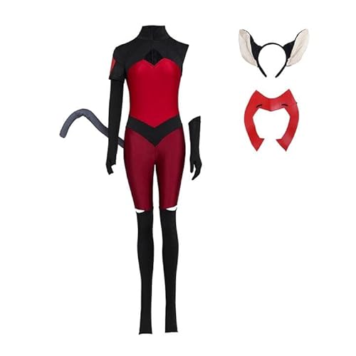 Damen Prinzessin Catra Cosplay Kostüm mit Gesichtsbedeckung Ohren Komplette Sets Halloween Cosplay Outfits L Damen Prinzessin Catra Cosplay Kostüm mit Gesichtsbedeckung Ohren Komplette Sets Halloween Cosplay Outfits L von BridgeRcos