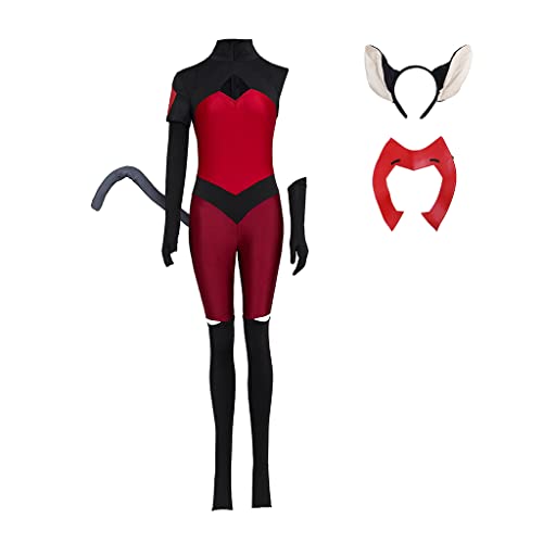 Damen Prinzessin Catra Cosplay Kostüm mit Gesichtsbedeckung Ohren Komplette Sets Halloween Cosplay Outfits XS Damen Prinzessin Catra Cosplay Kostüm mit Gesichtsbedeckung Ohren Komplette Sets Halloween Cosplay Outfits XS von BridgeRcos