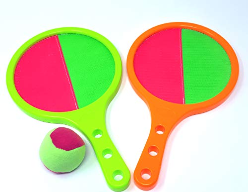Brigamo 2in1 Klettball Strand Tennis Softball & Klettball Spiel, Klettballspiel für Kinder Brigamo 2in1 Klettball Strand Tennis Softball & Klettball Spiel, Klettballspiel für Kinder von Brigamo