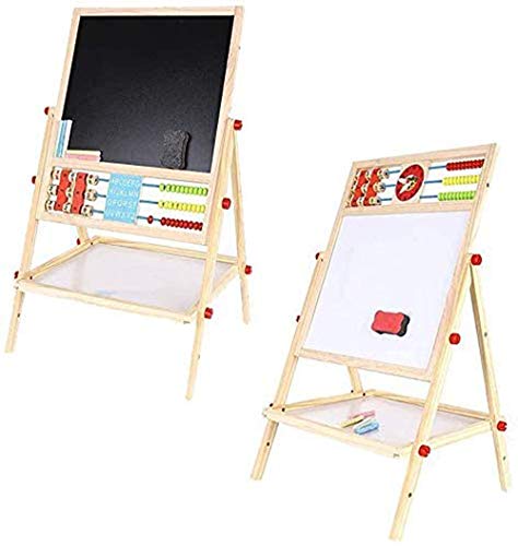 Brigamo 2in1 Standtafel Zeichentafel & Magnettafel, Tafel für Kinder mit Uhr, Abacus und Ablage Brigamo 2in1 Standtafel Zeichentafel & Magnettafel, Tafel für Kinder mit Uhr, Abacus und Ablage von Brigamo