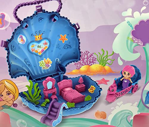 Brigamo Meerjungfrau Spielzeug Set inkl. Prinzessin Puppe im praktischen Muschel Koffer Brigamo Meerjungfrau Spielzeug Set inkl. Prinzessin Puppe im praktischen Muschel Koffer von Brigamo