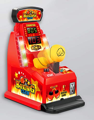 Brigamo Mini Boxautomat mit Sound & Highscore, Büro Gadget,Partyspiel von Brigamo