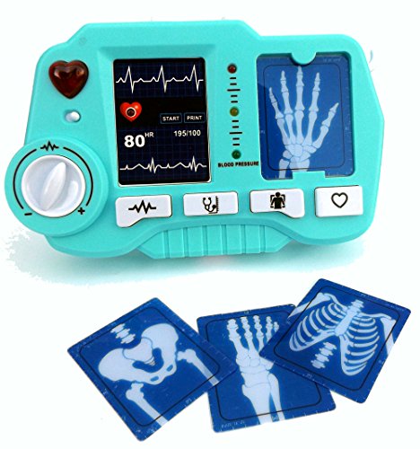 Brigamo Spielzeug EKG - und Röntgen Gerät mit realistischer Funktion- darf in keinem Spielzeug Arztkoffer fehlen von Brigamo