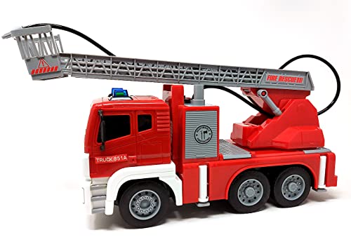 Brigamo Feuerwehrauto TPS Drehleiter Feuerwehr Licht und Sound von Brigamo
