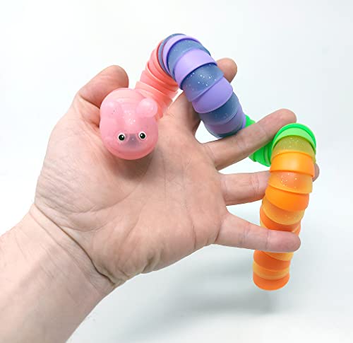 Lustiges Raupe Nimmersatt Steckspiel, Fidget Kinderspielzeug von Brigamo