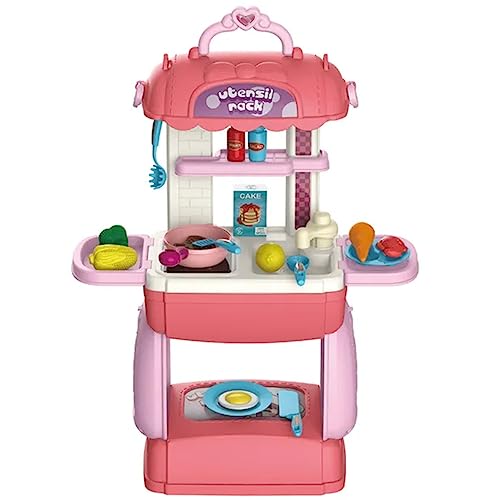 【𝙋𝙧𝙞𝙢𝙚 𝘿𝙚𝙖𝙡】 2in1 Premium Kinder Küche für unterwegs, Spielzeug ab 3 Jahre 【𝙋𝙧𝙞𝙢𝙚 𝘿𝙚𝙖𝙡】 2in1 Premium Kinder Küche für unterwegs, Spielzeug ab 3 Jahre von Brigamo