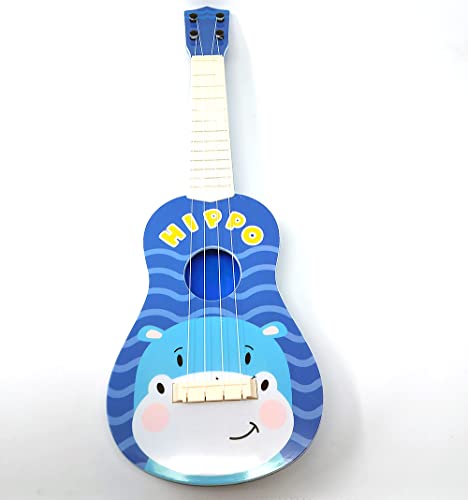 【𝙋𝙧𝙞𝙢𝙚 𝘿𝙚𝙖𝙡】 Premium Ukulele Kindergitarre Kinder Gitarre mit 4 Saiten, 54 cm (Hippo) von Brigamo