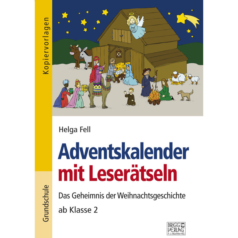 Adventskalender mit Leserätseln von Brigg Verlag