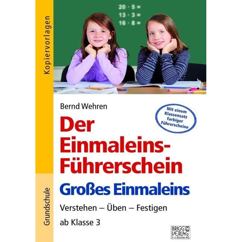 Der Einmaleins-Führerschein - Großes Einmaleins von Brigg Verlag