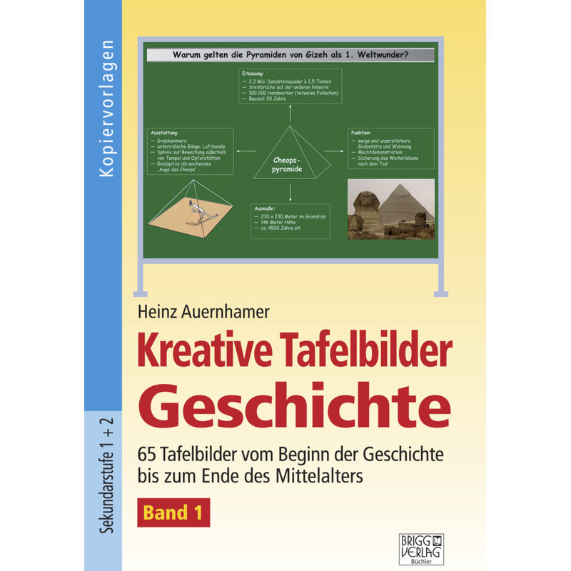 Kreative Tafelbilder Geschichte, m. CD-ROM.Bd.1 von Brigg Verlag