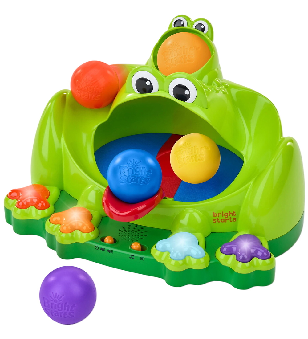 Bright Starts Motorikspielzeug - Poppin' Ball Frog - Bright Starts - One Size - Motorikspielzeug von Bright Starts