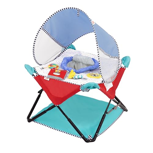 Bright Starts Pop ’N Jump Tragbarer Aktivitätshopser, für drinnen und draußen, Süße Leckereien mit 4 Sensorik Spielzeugen, Alter 6-12 Monate Bright Starts Pop ’N Jump Tragbarer Aktivitätshopser, für drinnen und draußen, Süße Leckereien mit 4 Sensorik Spielzeugen, Alter 6-12 Monate von Bright Starts