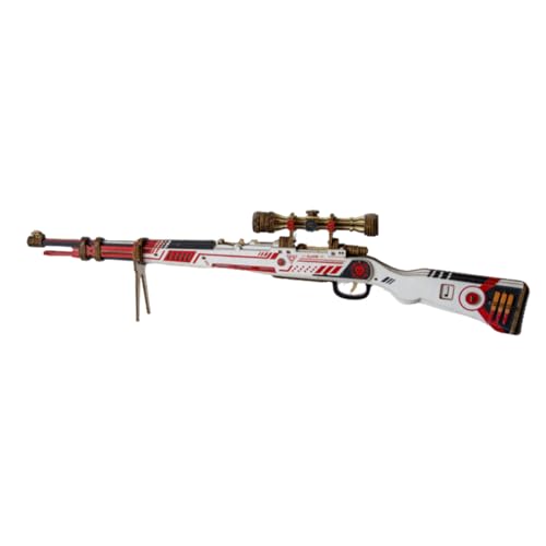 BrightBud 3D Holzpuzzle Erwachsene, 3D Holzmodell Karabiner 98k Steampunk Gewehr, Wood Sturmgewehr mit Gummiband-Abschussfunktion, Geschenk für Teenager, Dark Night Edition BrightBud 3D Holzpuzzle Erwachsene, 3D Holzmodell Karabiner 98k Steampunk Gewehr, Wood Sturmgewehr mit Gummiband-Abschussfunktion, Geschenk für Teenager, Dark Night Edition von BrightBud