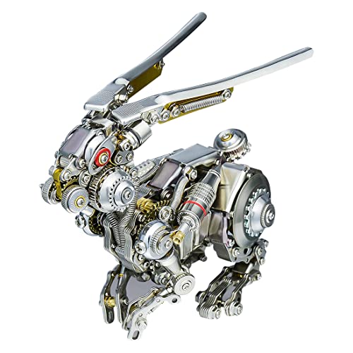 BrightBud 3D Metall Puzzle Bausatz, Mechanisches Hasenmodell,Steampunk Hase Metall Deko, Dekoratives Sammlerstück & Oster-Geschenk für Erwachsene, 500 Teile BrightBud 3D Metall Puzzle Bausatz, Mechanisches Hasenmodell,Steampunk Hase Metall Deko, Dekoratives Sammlerstück & Oster-Geschenk für Erwachsene, 500 Teile von BrightBud