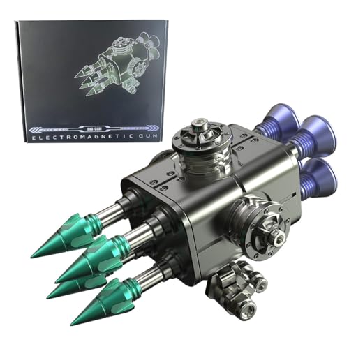 BrightBud 3D Metall Puzzle Erwachsene, Waffen-Zubehör für War Spider Modell, Metallisches Upgrade-Kit für Steampunk Metall-Spinne, Sci-Fi Diorama Zubehör, Desktop Ornamente, 65 Teilen von BrightBud