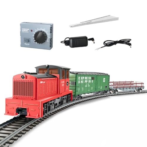 BrightBud Retro Dampflok Modell Bausteine, 1:87 HO Dampflok DDT Eisenbahnmodell-Set mit Schienen, Dampfzug Modell, Amerikanische Dampflok, Lokomotive Set Eisenbahn für Erwachsene BrightBud Retro Dampflok Modell Bausteine, 1:87 HO Dampflok DDT Eisenbahnmodell-Set mit Schienen, Dampfzug Modell, Amerikanische Dampflok, Lokomotive Set Eisenbahn für Erwachsene von BrightBud