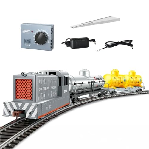 BrightBud Retro Dampflok Modell Bausteine, 1:87 HO Dampflok MDT Eisenbahnmodell-Set mit Schienen, Dampfzug Modell, Amerikanische Dampflok, Lokomotive Set Eisenbahn für Erwachsene BrightBud Retro Dampflok Modell Bausteine, 1:87 HO Dampflok MDT Eisenbahnmodell-Set mit Schienen, Dampfzug Modell, Amerikanische Dampflok, Lokomotive Set Eisenbahn für Erwachsene von BrightBud