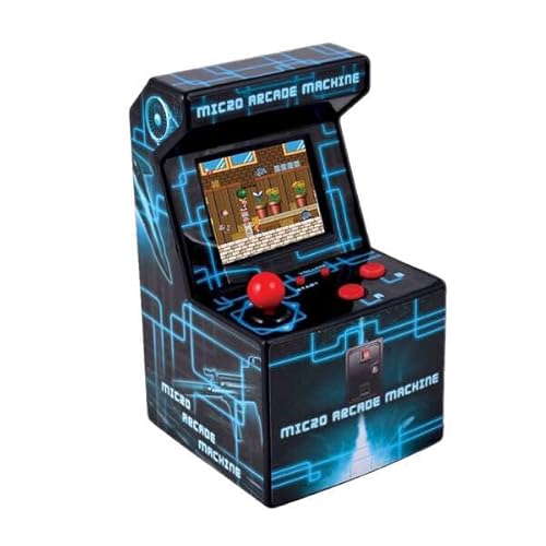 Arcade-Maschine, TFT-Display, 2,5 Zoll, 250 Retro-Spiele, Stromversorgung mit 3 AA-Batterien, einstellbare Lautstärke, Maße 15 x 9 x 8,8 cm von Brightium
