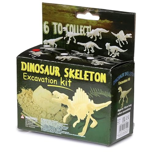 Brightium Ausgrabungsset – Werkzeugset zum Ausgraben und Zusammenbauen eines Dinosaurierskeletts, ideal zur Förderung von Neugier und Lernen. von Brightium