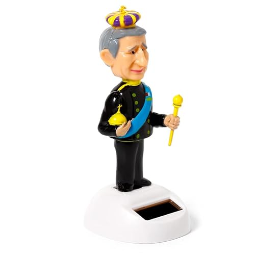 Brightium Solarpuppe – Solarfigur mit Solarpanel, King Charles of England, ideal für den Garten oder den Innenbereich, robust und leicht. Brightium Solarpuppe – Solarfigur mit Solarpanel, King Charles of England, ideal für den Garten oder den Innenbereich, robust und leicht. von Brightium