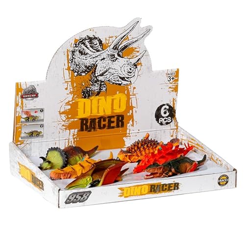 Brightium Spielzeugauto, Dinosaurier-Rennwagen, Farbdisplay, LED-Lichter, realistischer Sound, Fernbedienung, langlebige und robuste Karosserie. Brightium Spielzeugauto, Dinosaurier-Rennwagen, Farbdisplay, LED-Lichter, realistischer Sound, Fernbedienung, langlebige und robuste Karosserie. von Brightium