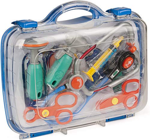 Doctor Kit – 11-teiliges Rollenspiel-Set, enthält medizinische Werkzeuge, buntes und sicheres Design, ideal für Fantasie und Lernen von Brightium