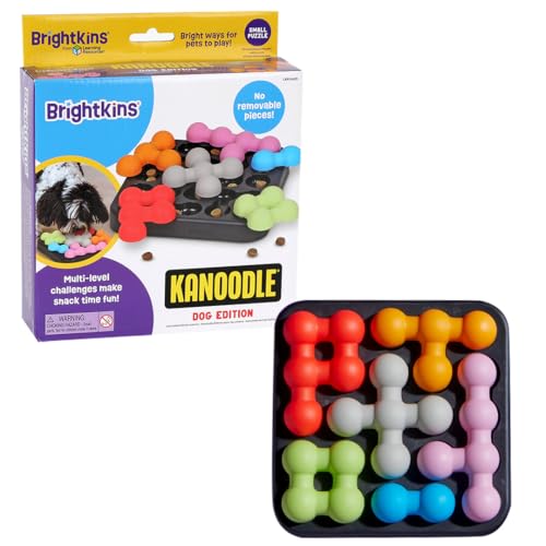 Learning Resources Brightkins Kanoodle Dog Edition Mini, Interaktives Hundepuzzle für Kleine Hunde zur Mentalen Stimulation, BPA-frei von Brightkins