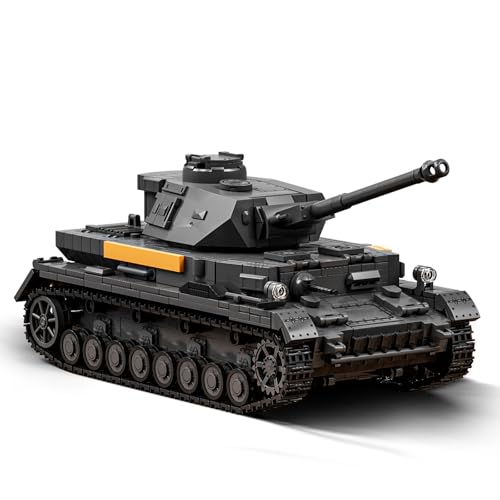 Brihappen Militär Panzer Bausteine Set, WW2 Panzer klemmbausteine Modell Bauspielzeug Sammlerstück, Geschenk für Erwachsene Kinder (1402 Stück) von Brihappen