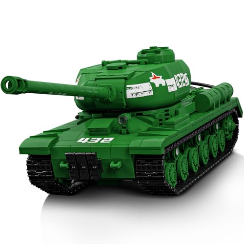 Brihappen WW2 Militär Panzer Bausteine Set, Panzer klemmbausteine Modell Bauspielzeug Sammlerstück, Geschenk für Erwachsene Kinder (1419 Stück) von Brihappen