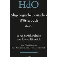 Altgeorgisch-Deutsches Wörterbuch von Brill