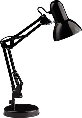 Brilliant Henry Tischlampe Energiesparlampe, Glühlampe E27 28W Schwarz von Brilliant