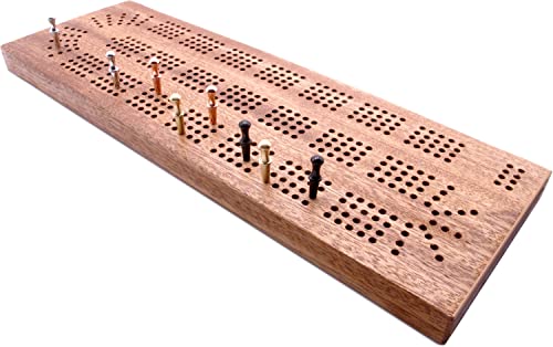 4-spuriges britisches Hartholz, durchgehendes Cribbage-Board 4-spuriges britisches Hartholz, durchgehendes Cribbage-Board von Brimtoy