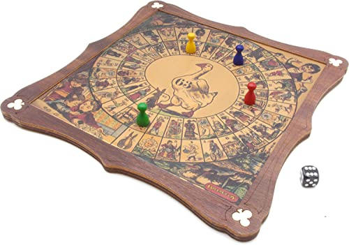 Game of Goose, traditionelles Brettspiel aus Holz Game of Goose, traditionelles Brettspiel aus Holz von Brimtoy