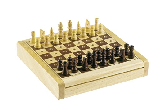 Reiseschach-Set aus Holz Reiseschach-Set aus Holz von Brimtoy
