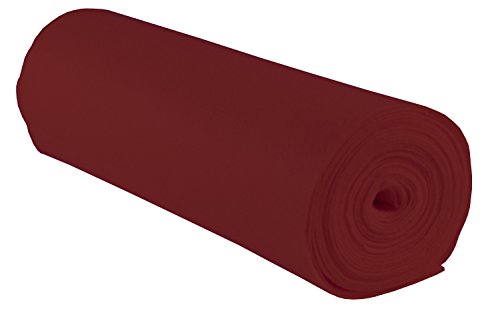 folia 520022 - Bastelfilz, mit feiner Wollqualität, 1 Rolle ca. 45 cm x 5 m, dunkelrot, klebefleckenfreie Verarbeitung - ideal für vielfältige Bastelarbeiten folia 520022 - Bastelfilz, mit feiner Wollqualität, 1 Rolle ca. 45 cm x 5 m, dunkelrot, klebefleckenfreie Verarbeitung - ideal für vielfältige Bastelarbeiten von folia