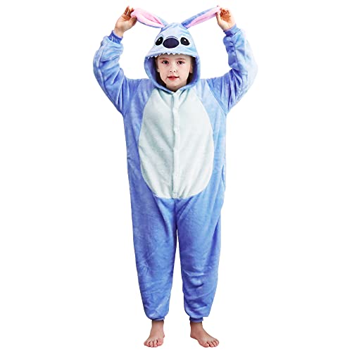 Brinny Pyjama Tieroutfit Tierkostüme Schlafanzug Tier OneSize Sleepsuit mit Kapuze Erwachsene Unisex Fleece-Overall Kostüm Festival tauglich Multicolor Multi-Größe - XL von Brinny