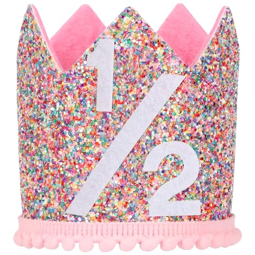 Geburtstagskrone Baby Regenbogen für halbes Jahr Party Prinzessin Mädchen Geburtstag Krone Einstellbare Haarband Hut Baby Krone für Kinder Mädchen Partyhüte Party Deko Geburtstagshut Kindergeburtstag Geburtstagskrone Baby Regenbogen für halbes Jahr Party Prinzessin Mädchen Geburtstag Krone Einstellbare Haarband Hut Baby Krone für Kinder Mädchen Partyhüte Party Deko Geburtstagshut Kindergeburtstag von Brinny