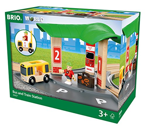 BRIO World 33427 - Bus- und Zugbahnhof von Ravensburger